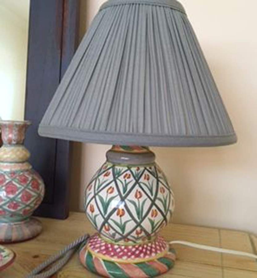 Bearded Iris Lamp by MacKenzie-Childs-1