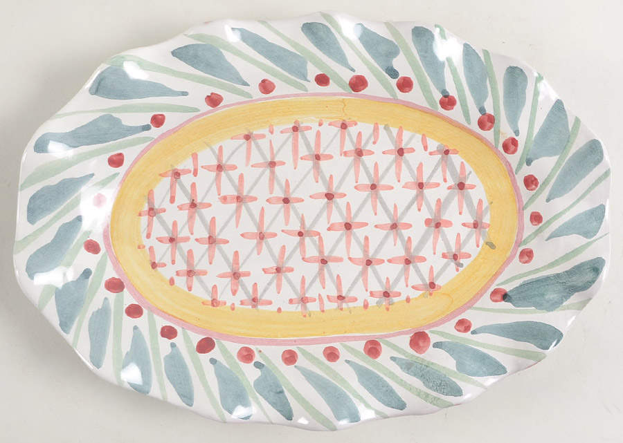 Brighton Pavillon 12" Oval Serving Platter by MacKenzie-Childs-1