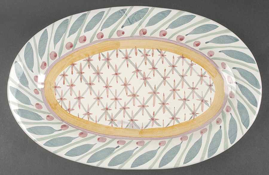 Brighton Pavillon 16" Oval Serving Platter by MacKenzie-Childs-1