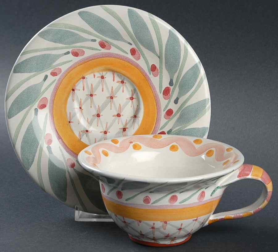Brighton Pavillon Flat Cup & Saucer Set by MacKenzie-Childs-1