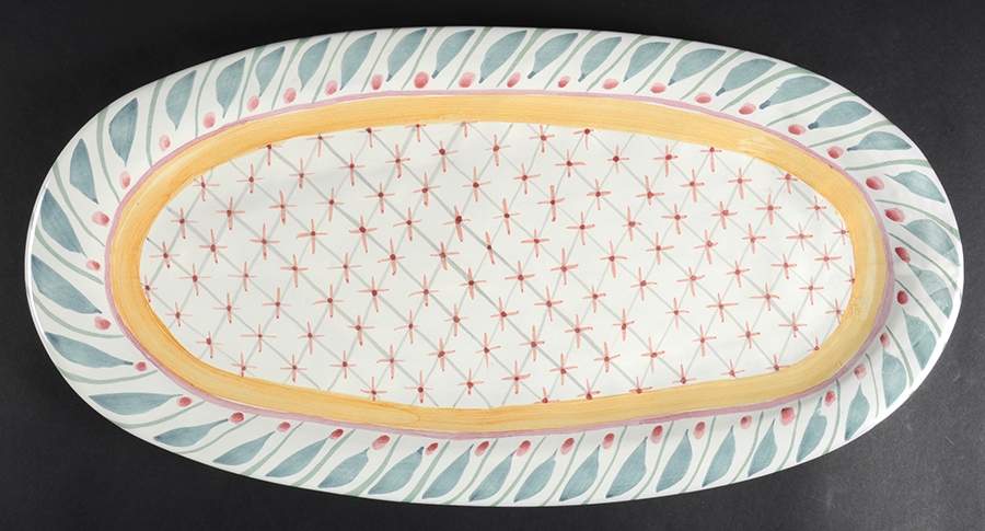Brighton Pavillon 21" Oval Serving Platter by MacKenzie-Childs-1