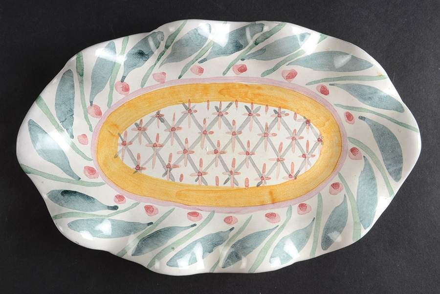 Brighton Pavillon 9" Oval Fluted Dish by MacKenzie-Childs-1