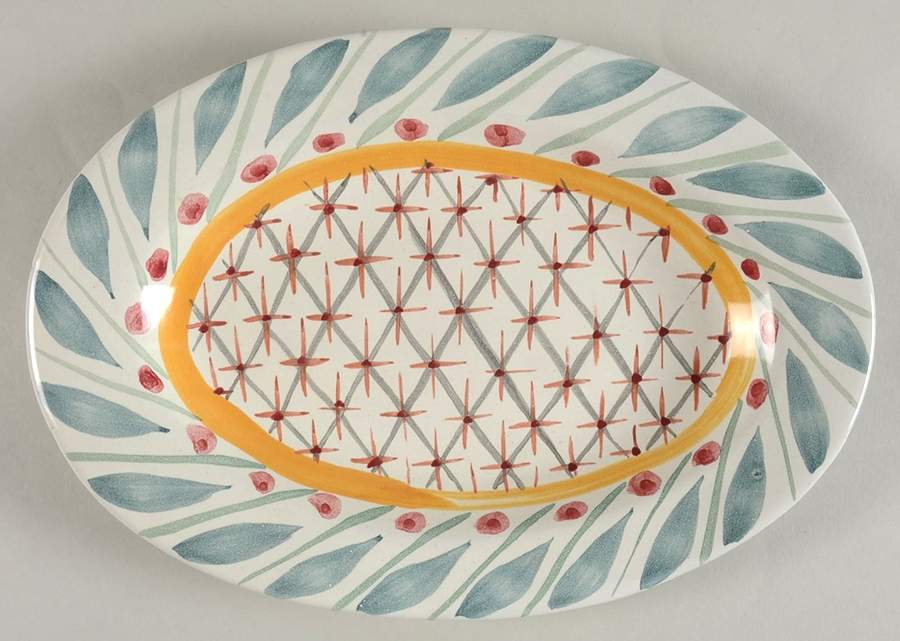 Brighton Pavillon 12" Oval Serving Platter by MacKenzie-Childs-1