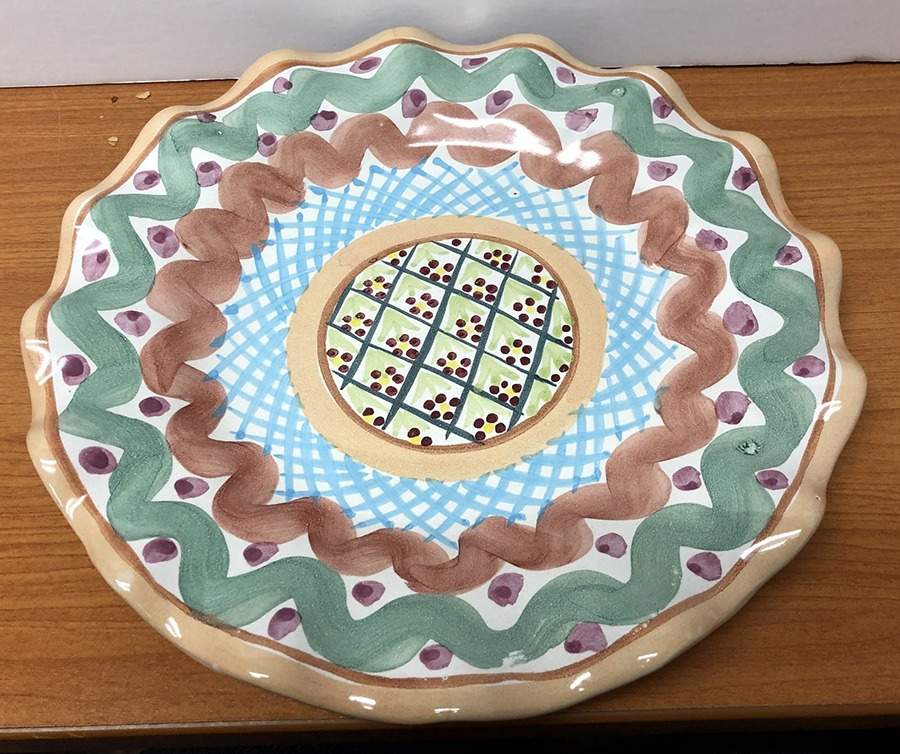 Heather Dinner Plate by MacKenzie-Childs-1