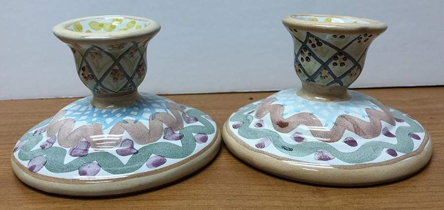 Heather 2" Candlestick - Set of 2 by MacKenzie-Childs-1