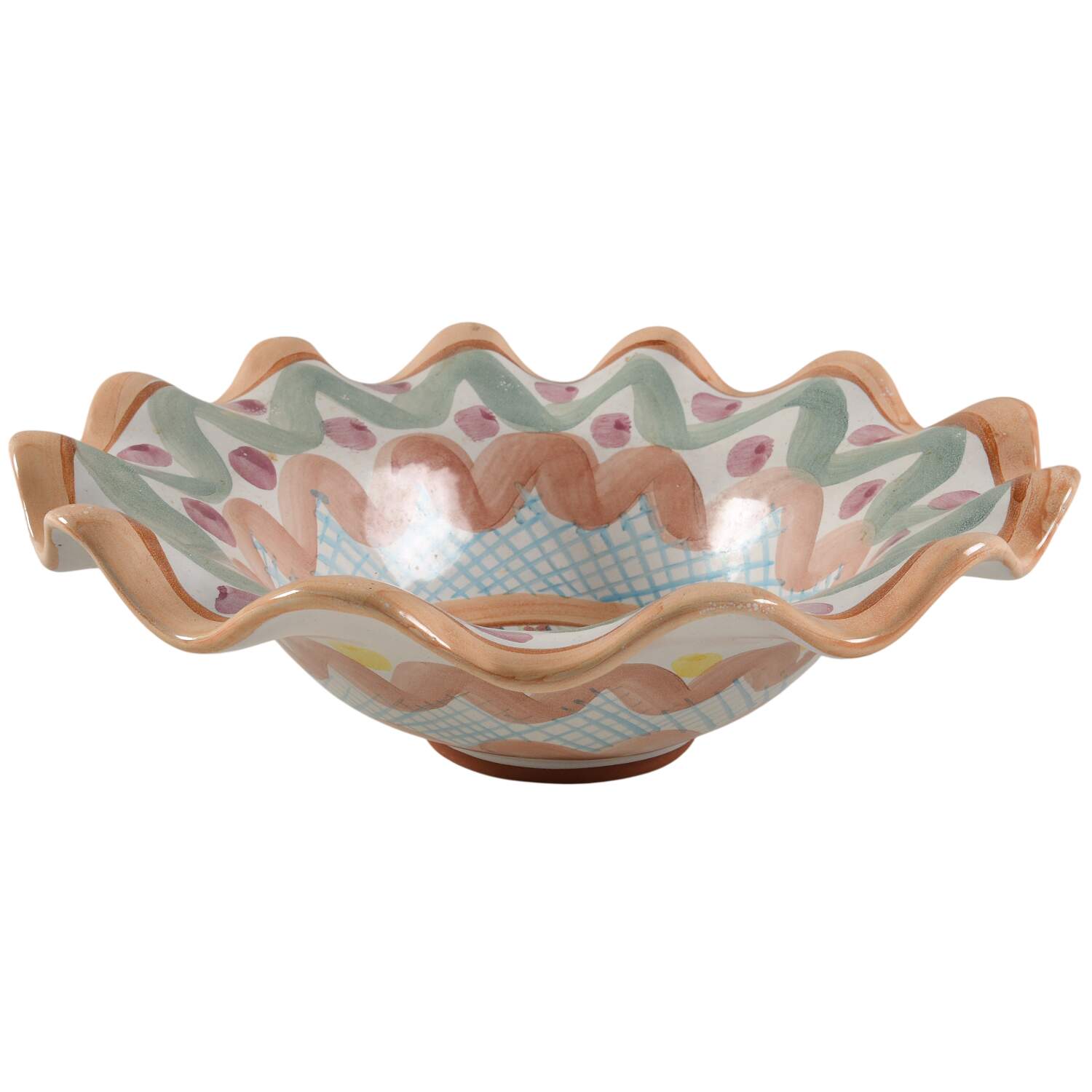Heather 12" Round Serving Bowl by MacKenzie-Childs-1
