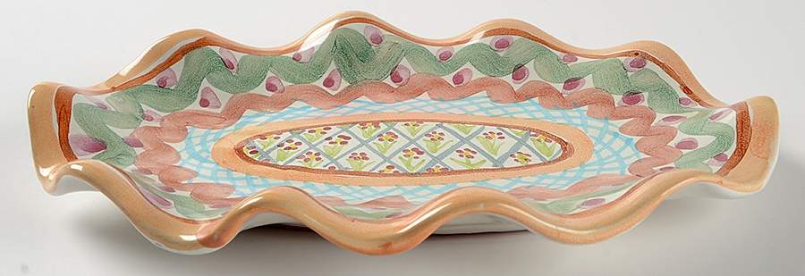 Heather 9" Oval Fluted Dish by MacKenzie-Childs-1