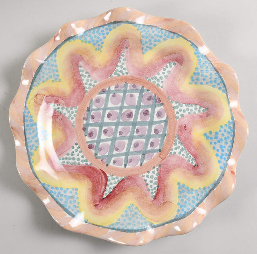 Keukenhof Service Plate (Charger) by MacKenzie-Childs-1