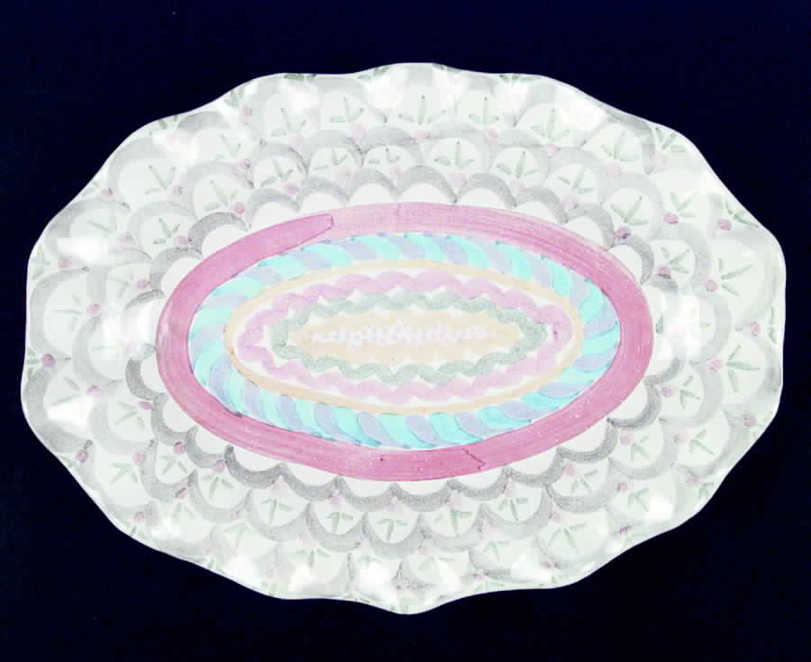 Stoke Gabriel 22" Oval Serving Platter by MacKenzie-Childs-1