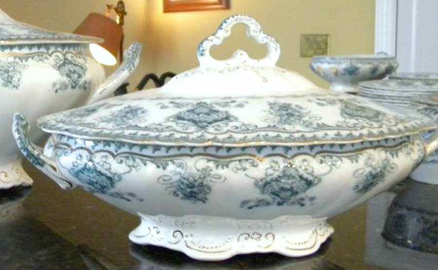 Baltic Oval Covered Vegetable by John Maddock & Sons-1