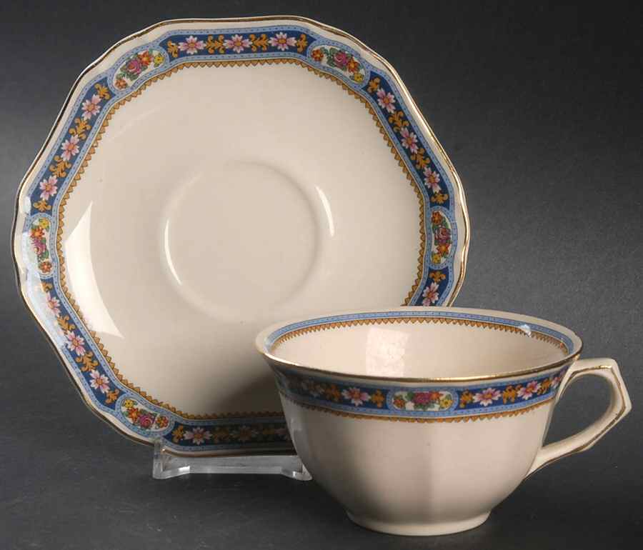 Belmont Flat Cup & Saucer Set by John Maddock & Sons-1