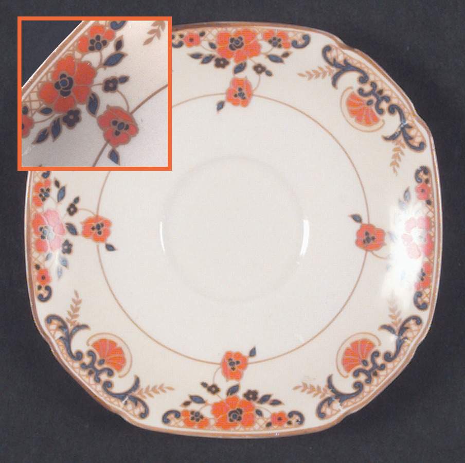 Belvedere Saucer by John Maddock & Sons-1
