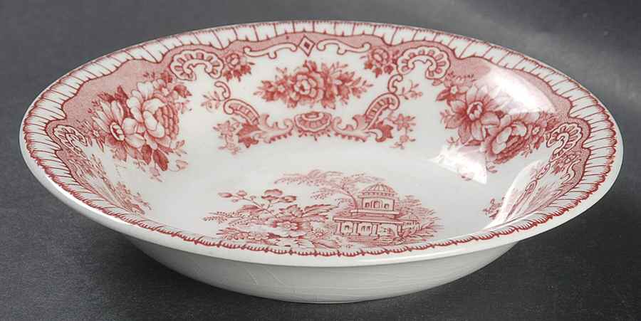 Bombay Red (Smooth) Fruit/Dessert (Sauce) Bowl by John Maddock & Sons-1