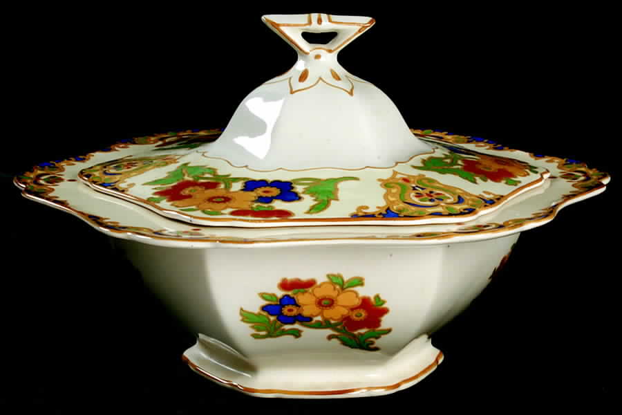 Cairo Round Covered Vegetable by John Maddock & Sons-1
