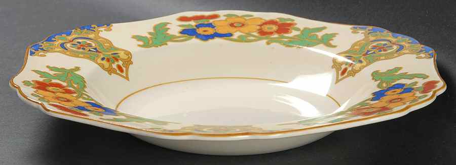 Cairo Rim Soup Bowl by John Maddock & Sons-1