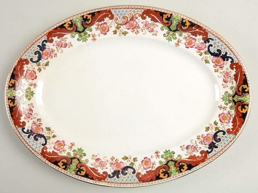 Climax 12" Oval Serving Platter by John Maddock & Sons-1