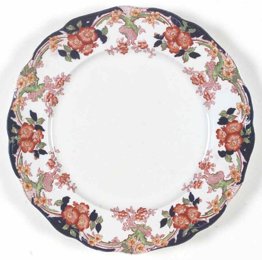 Geisha Dinner Plate by John Maddock & Sons-1