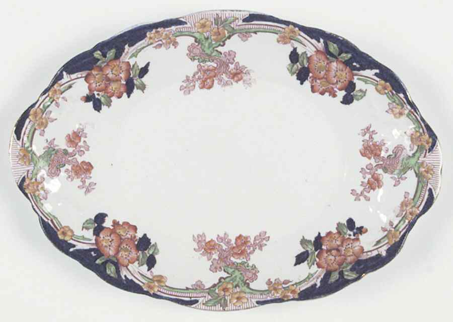 Geisha Underplate for Gravy Boat & Lid (GR3 & GR4) by John Maddock & Sons-1