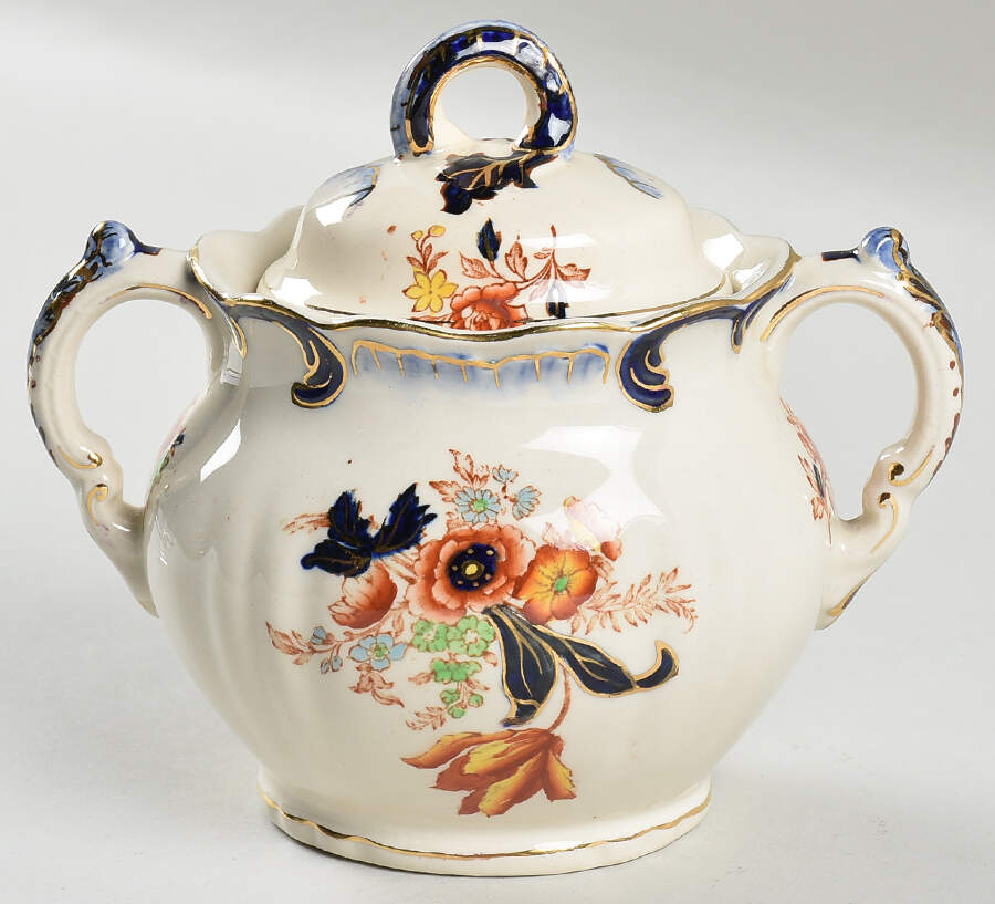 4109 Sugar Bowl & Lid by John Maddock & Sons-1