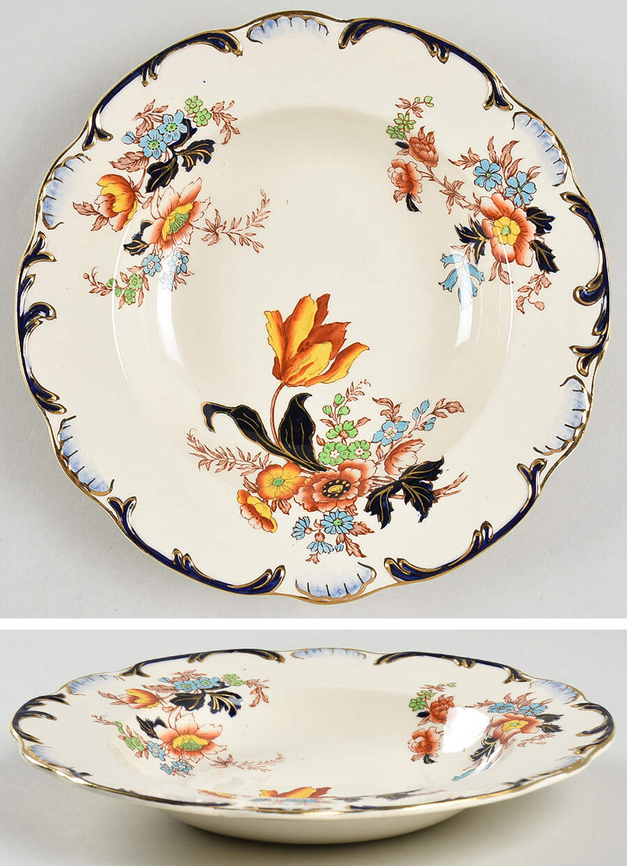 4109 Rim Soup Bowl by John Maddock & Sons-1