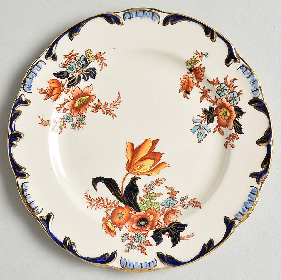 4109 Bread & Butter Plate by John Maddock & Sons-1