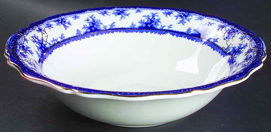 Hamilton Blue 9" Round Vegetable Bowl by John Maddock & Sons-1