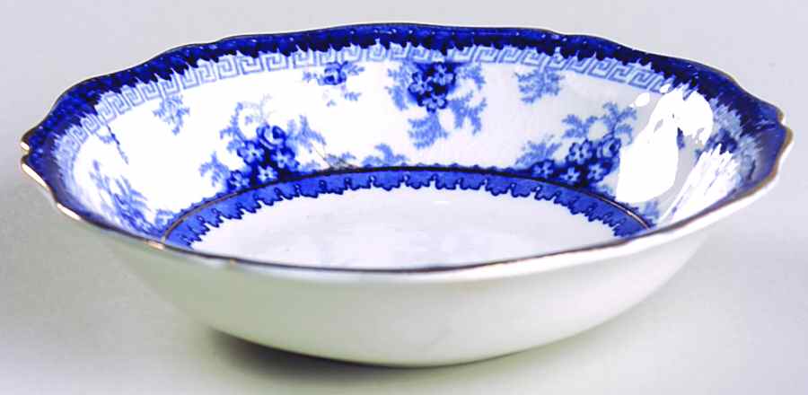 Hamilton Blue Coupe Cereal Bowl by John Maddock & Sons-1