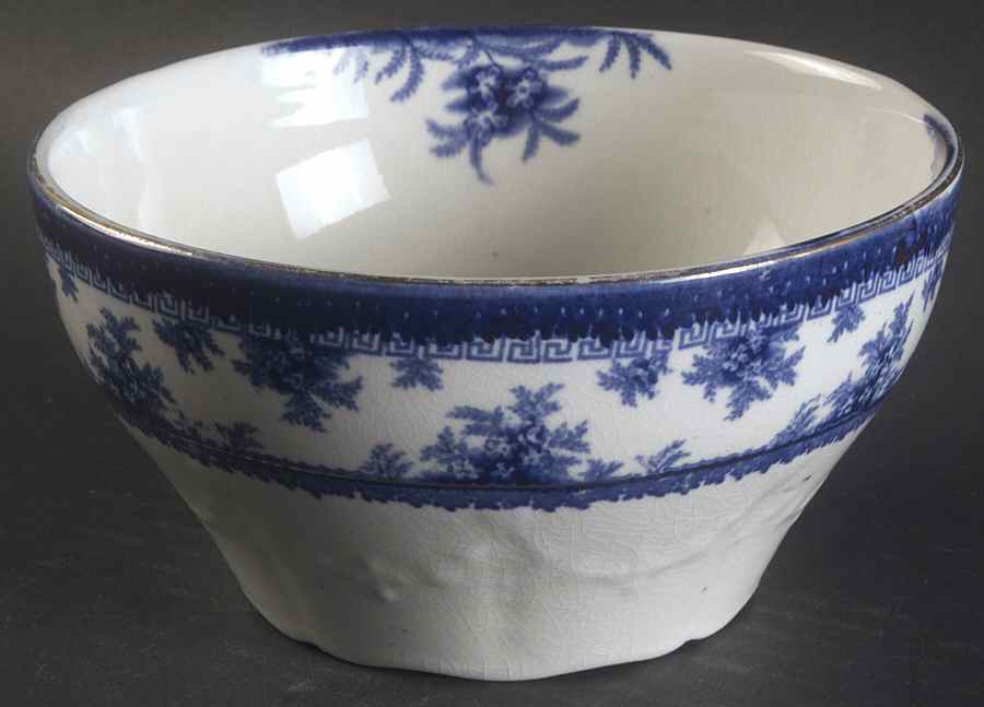 Hamilton Blue Cranberry Bowl by John Maddock & Sons-1