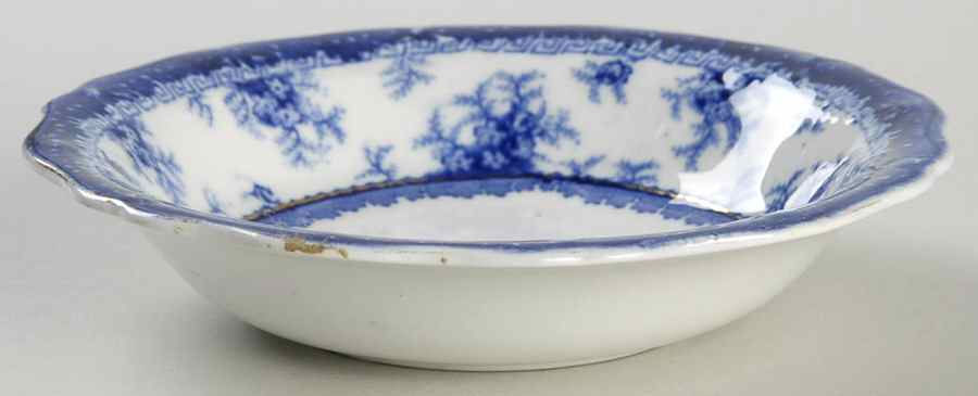 Hamilton Blue Fruit/Dessert (Sauce) Bowl by John Maddock & Sons-1