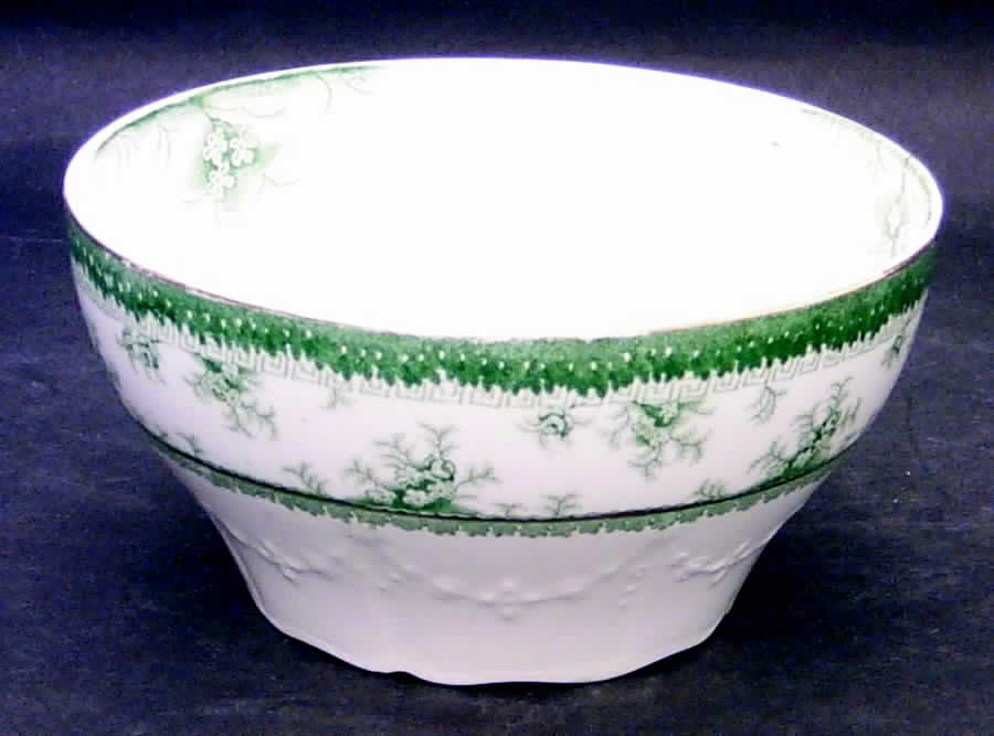 Hamilton Green Cranberry Bowl by John Maddock & Sons-1