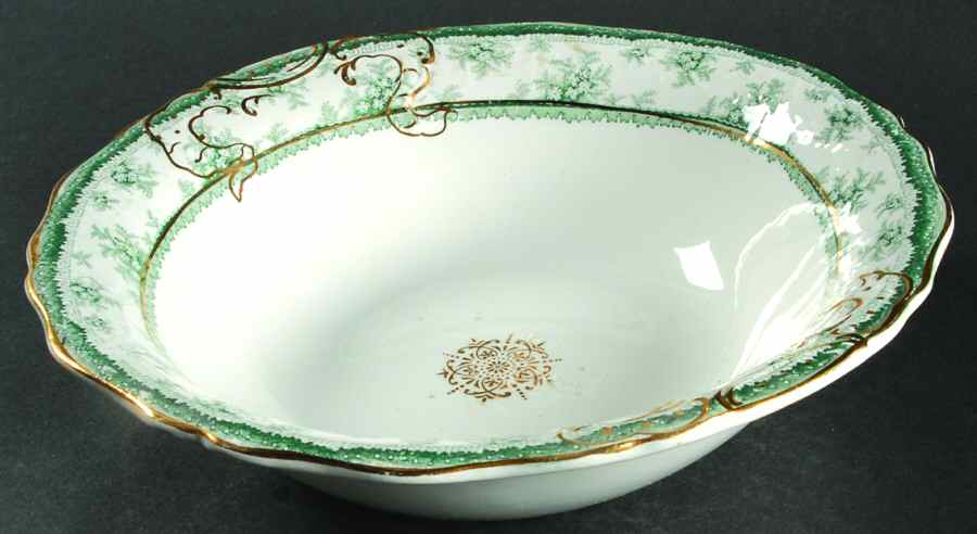 Hamilton Green 10" Round Vegetable Bowl by John Maddock & Sons-1