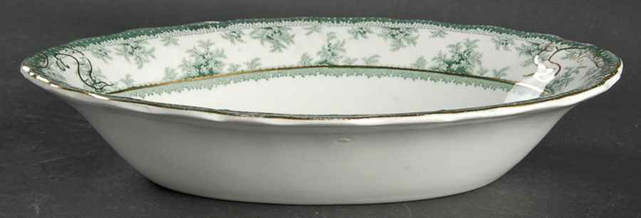 Hamilton Green 10" Oval Vegetable Bowl by John Maddock & Sons-1
