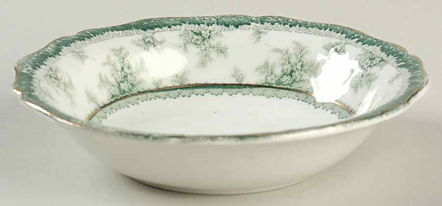 Hamilton Green Fruit/Dessert (Sauce) Bowl by John Maddock & Sons-1