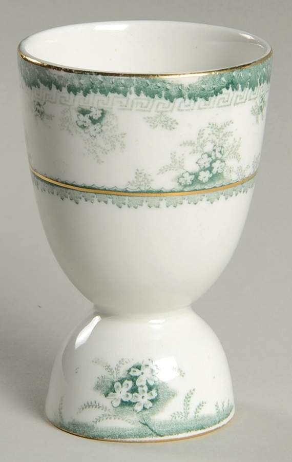 Hamilton Green Double Egg Cup by John Maddock & Sons-1