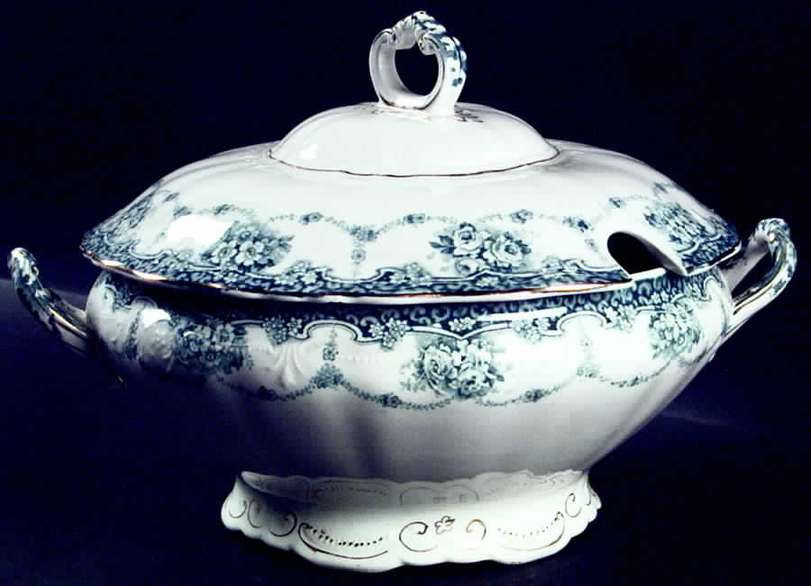 Harvard Tureen &  Lid by John Maddock & Sons-1