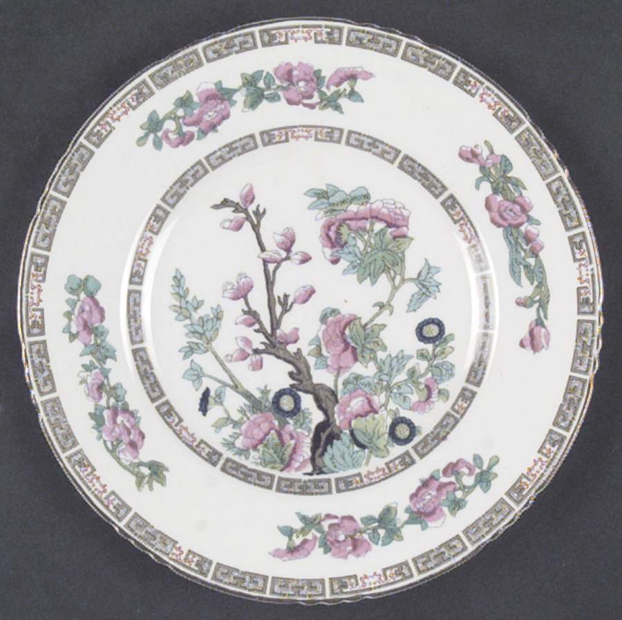 Indian Tree (Gold Trim, Semiscalloped) Salad Plate by John Maddock & Sons-1