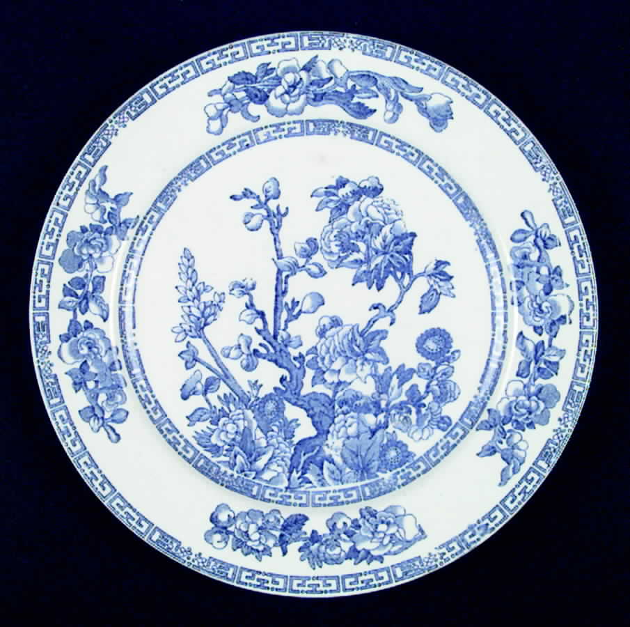 Indian Tree Blue Luncheon Plate by John Maddock & Sons-1