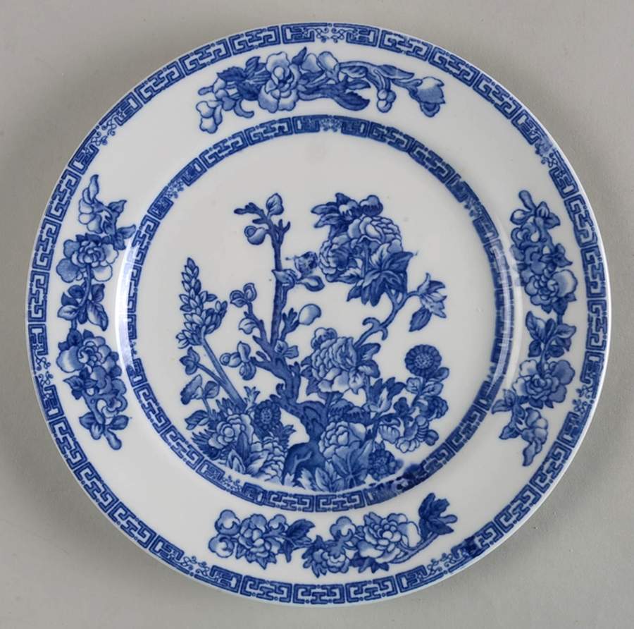 Indian Tree Blue Salad Plate by John Maddock & Sons-1