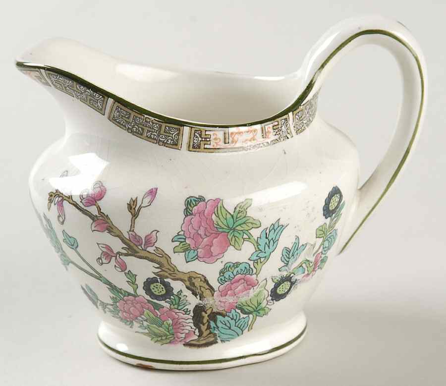 Indian Tree (Green Trim) Mini Creamer by John Maddock & Sons-1