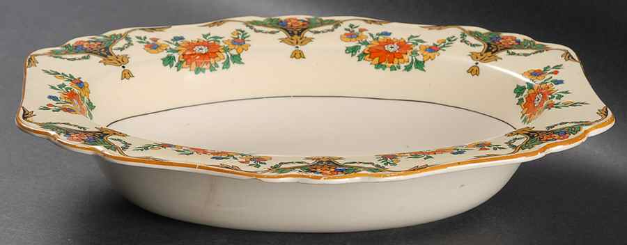 Kenilworth 9" Oval Vegetable Bowl by John Maddock & Sons-1