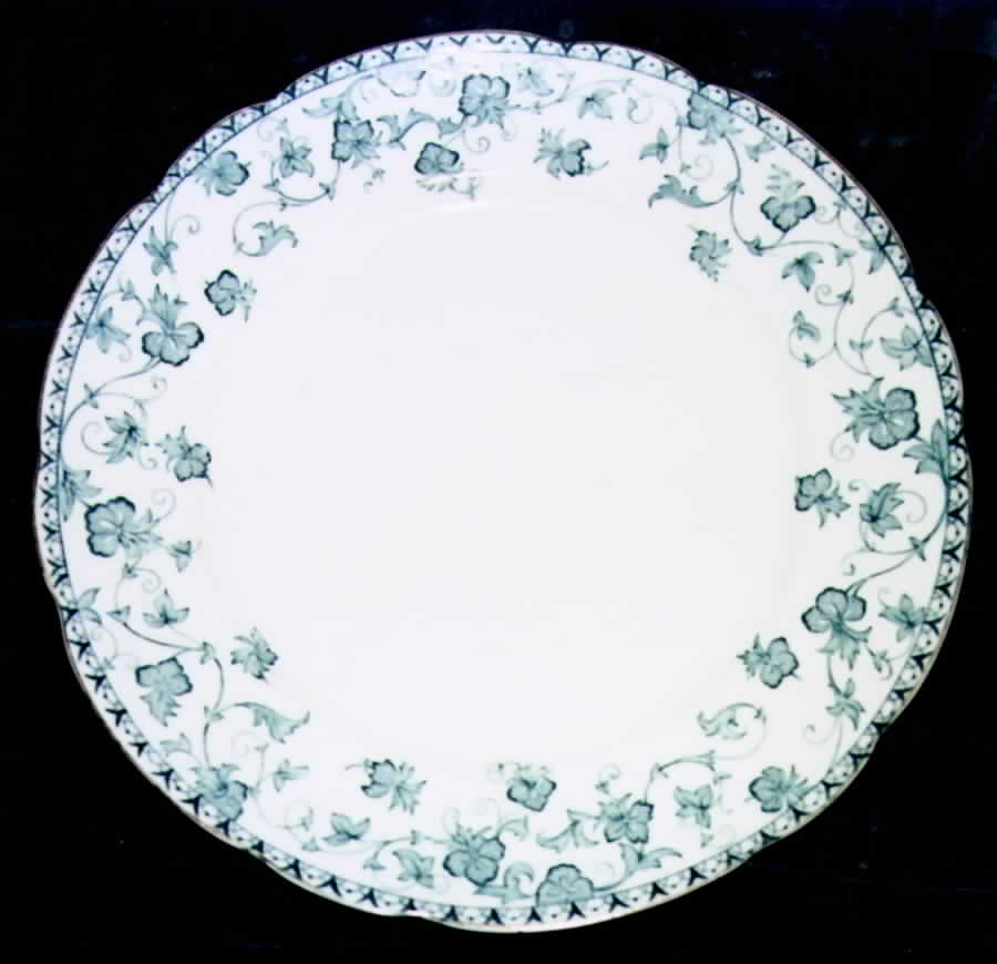 Loraine Teal Dinner Plate by John Maddock & Sons-1