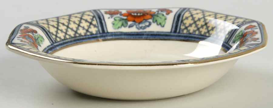 Lowestoft Rim Fruit/Dessert (Sauce) Bowl by John Maddock & Sons-1