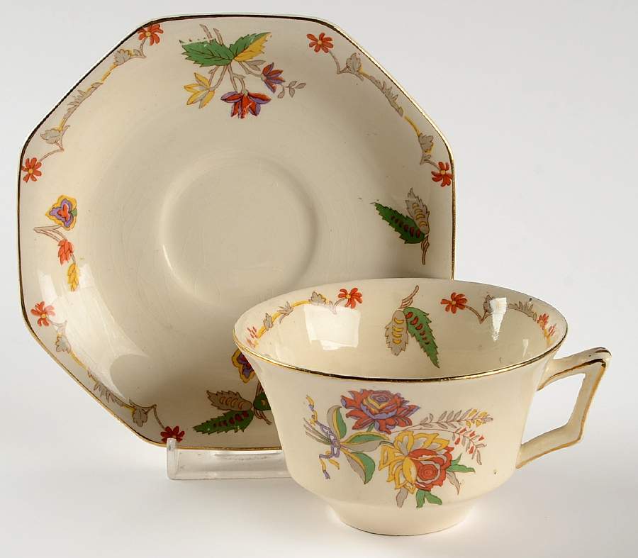 MAD19 Flat Cup & Saucer Set by John Maddock & Sons-1