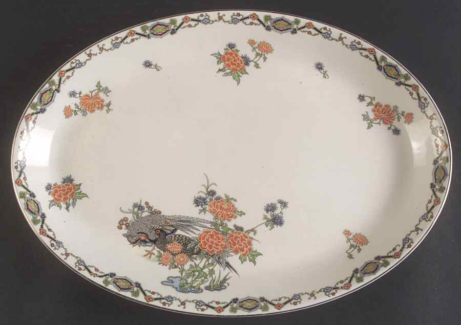 MAD2 14" Oval Serving Platter by John Maddock & Sons-1