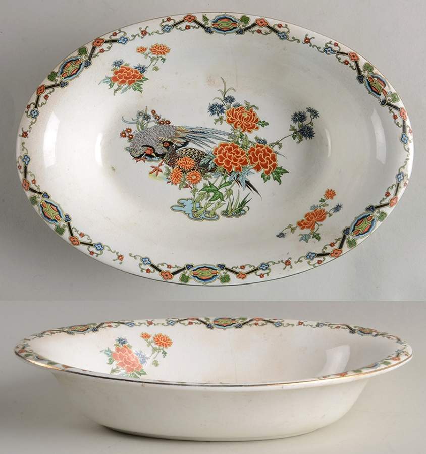 MAD2 10" Oval Vegetable Bowl by John Maddock & Sons-1