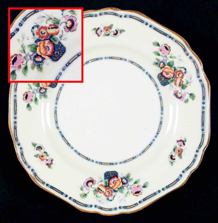 MAD23 Bread & Butter Plate by John Maddock & Sons-1