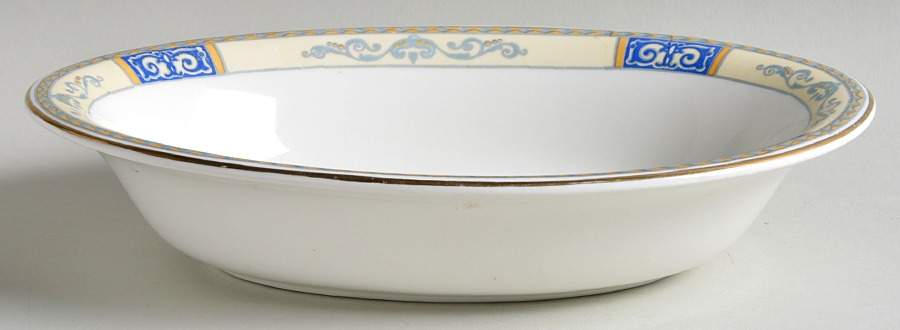 MAD31 9" Oval Vegetable Bowl by John Maddock & Sons-1