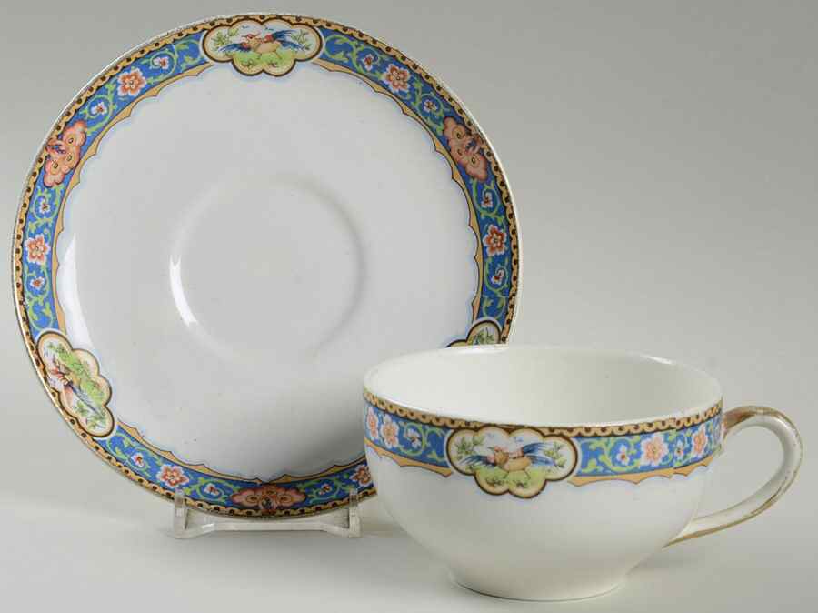 MAD34 Flat Cup & Saucer Set by John Maddock & Sons-1
