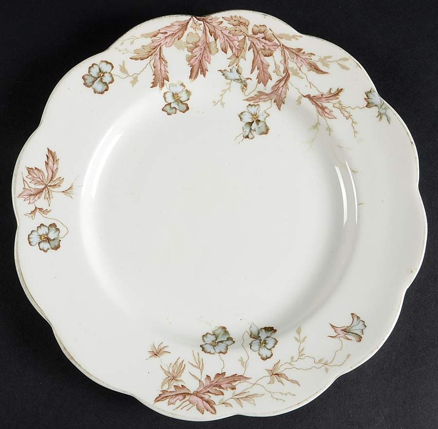 Pansy Luncheon Plate by John Maddock & Sons-1
