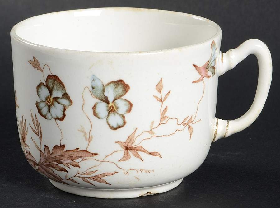 Pansy Flat Cup by John Maddock & Sons-1